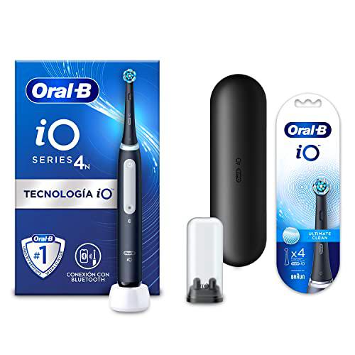 Oral-B iO 4 Cepillo de Dientes Eléctrico Negro con Mango Recargable