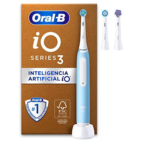 Oral-B iO 3 Cepillo De Dientes Eléctrico, Con 3 Cabezales