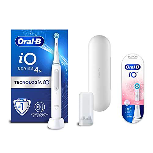 Oral-B iO 4 Cepillo de Dientes Eléctrico Blanco con Mango Recargable