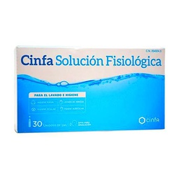 SOLUCION FISIOLOGICA CINFA 20 UNIDOSIS 5 ML.