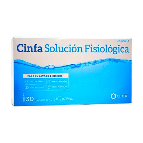 SOLUCION FISIOLOGICA CINFA 20 UNIDOSIS 5 ML.