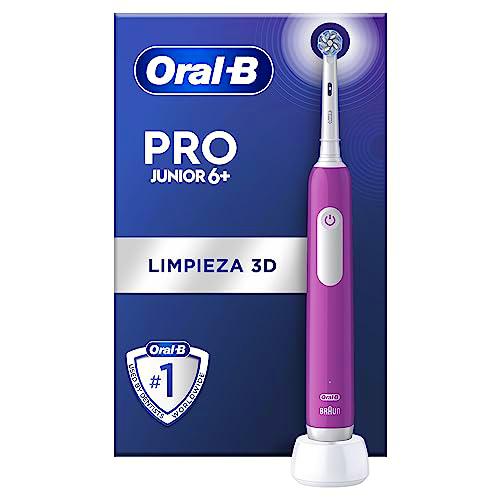 Oral-B Pro Junior Cepillo De Dientes Eléctrico, 1 Mango Morado