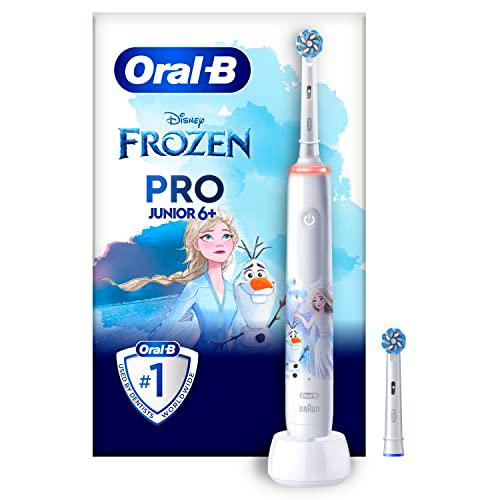 Oral-B Pro Junior Cepillo De Dientes Eléctrico, 1 Mango De Frozen