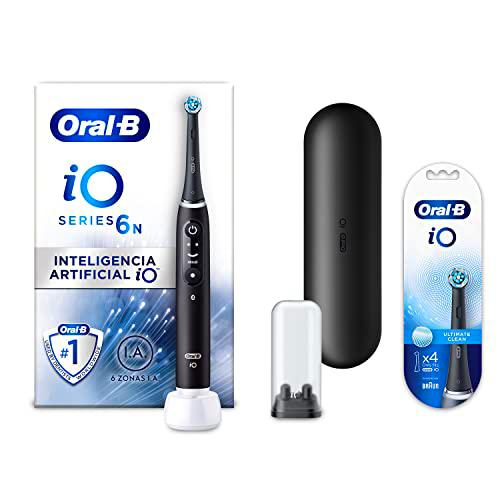 Oral-B iO6 Cepillo de Dientes Eléctrico Negro con Mango Recargable