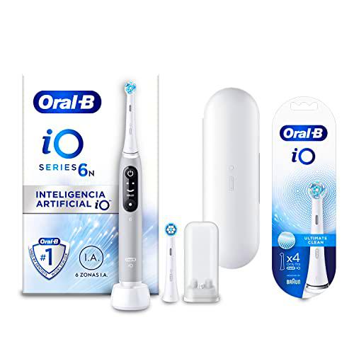 Oral-B iO6 Cepillo de Dientes Eléctrico Gris con Mango Recargable