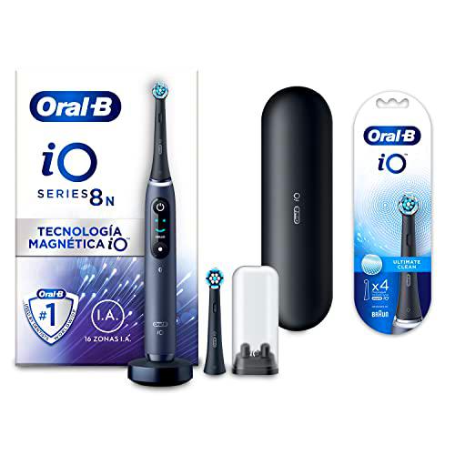 Oral-B iO 8 Cepillo de Dientes Eléctrico Negro con Mango Recargable