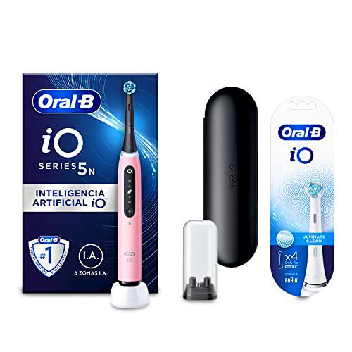 Oral-B iO 5 Cepillo de Dientes Eléctrico Rosa con Mango Recargable