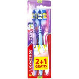 Cepillo de dientes Colgate zigzag, Triple Pack