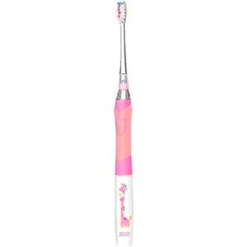 Seago cepillo de dientes sónico SG-977 rosa para niños cerdas suaves juego de temporizador con puntas