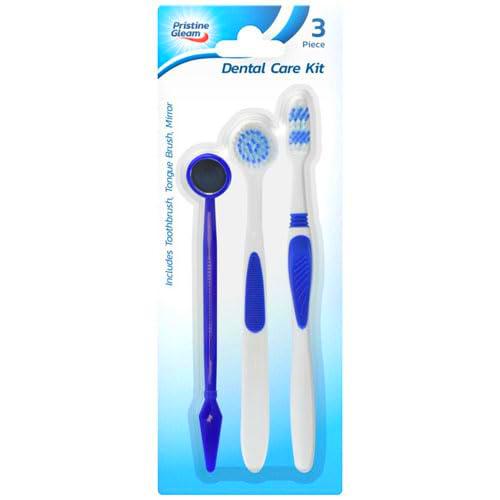 PRISTINE GLEAM DENTAL CARE KIT 3 PACK