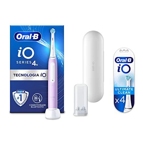 Oral-B iO 4 Cepillo de Dientes Eléctrico Lavanda con Mango Recargable