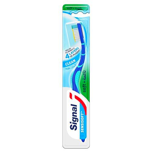 Signal Sensisoft Cepillo de Dientes Suave elimina la placa Protege Dientes y Encías