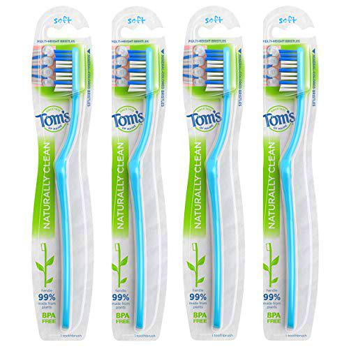 Tom's of Maine Cepillo de dientes Naturally Clean, suave