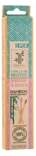 FORNOR 85327 CEPILLO DE DIENTES BAMBU X3-1.5 x 19 c