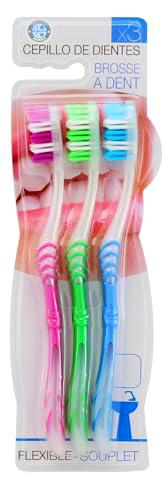 FORNOR 224485 CEPILLO DE DIENTES X3 18.5 cm