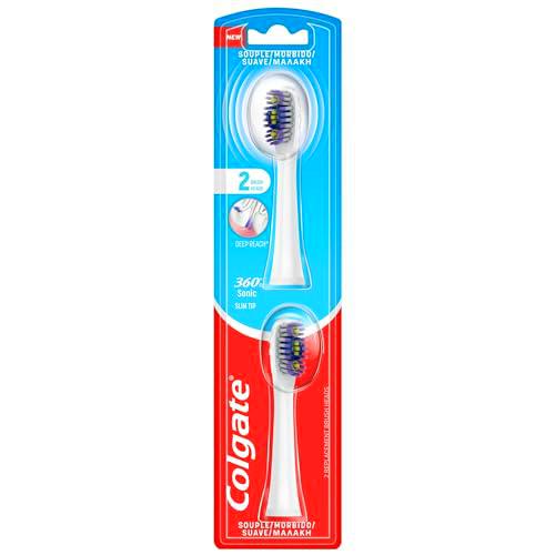 Colgate 360 Floss Tip, Recambio Cepillo de Batería