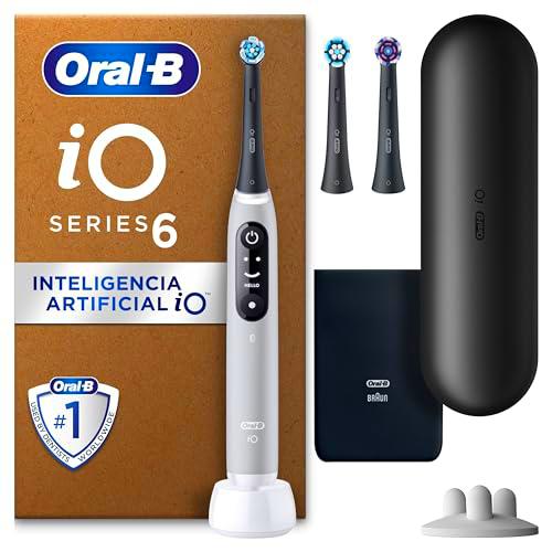 Oral-B iO 6 Cepillo De Dientes Eléctrico Gris, 3 Cabezales