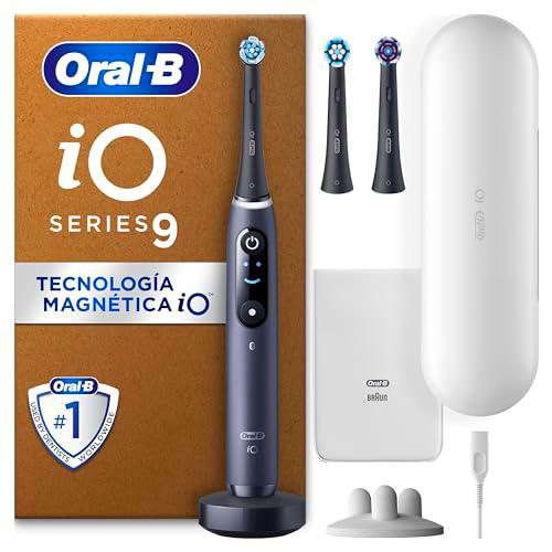 Oral-B iO 9 Cepillo De Dientes Eléctrico Negro, 3 Cabezales