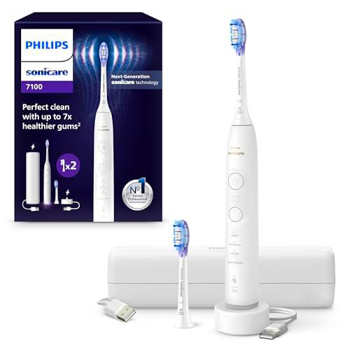 Philips Sonicare 7100 cepillo dental eléctrico, cepillo dental sónico con aplicación