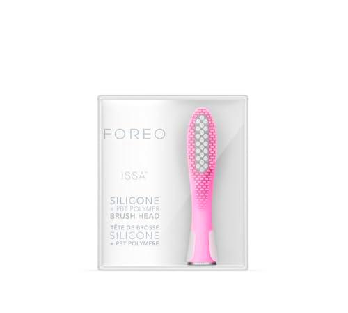 FOREO ISSA Hybrid Wave - Cabezal de cepillo de silicona y cerdas de polímero PBT (6 meses