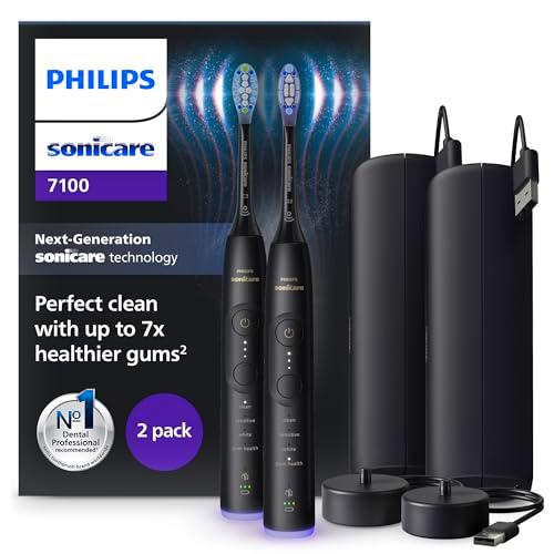 Philips Sonicare 7100 cepillo dental eléctrico, cepillo dental sónico con 4 modos de cepillado y 3 niveles de intensidad