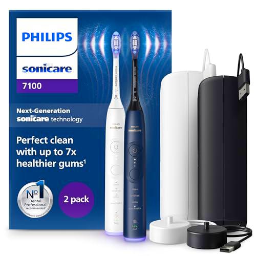 Philips Sonicare 7100 cepillo dental eléctrico, cepillo dental sónico con 4 modos de cepillado y 3 niveles de intensidad