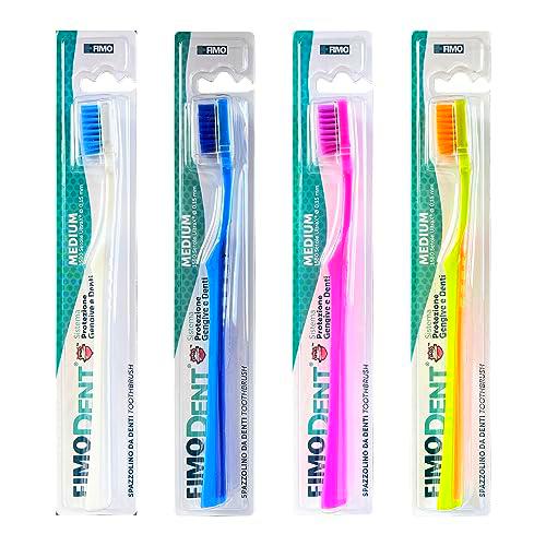 Fimodent Medium Toothbrush with Gums and Teeth Protection System