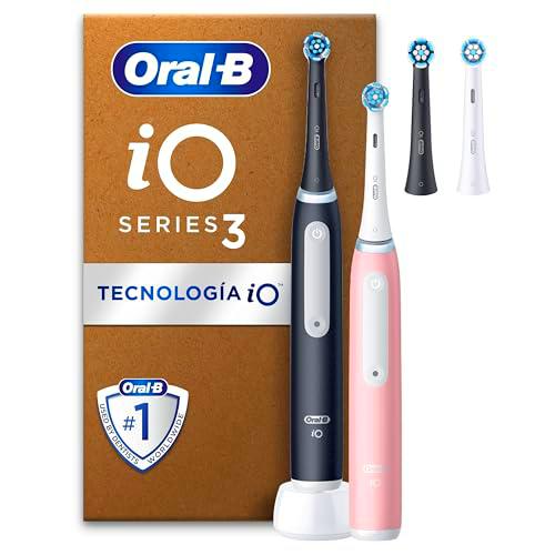 Oral-B iO 3 Cepillo de Dientes Eléctrico Duo Negro &amp; Rosa