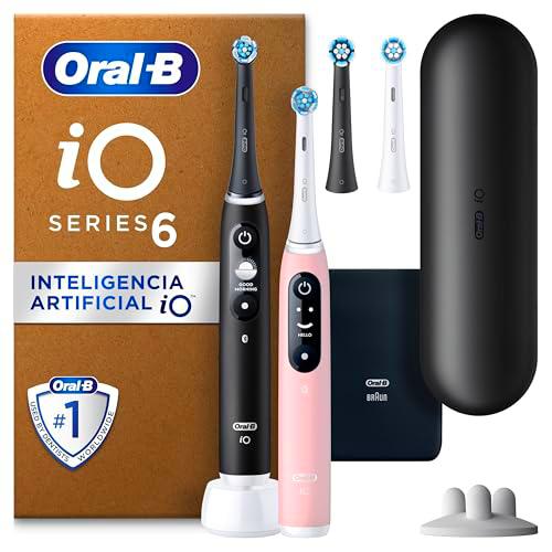 Oral-B iO 6 Cepillo De Dientes Eléctrico Duo Negro &amp; Rosa