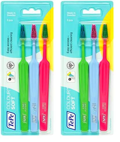 TePe Colour Select Soft 2 + 1 - Set de 3 cepillos de dientes