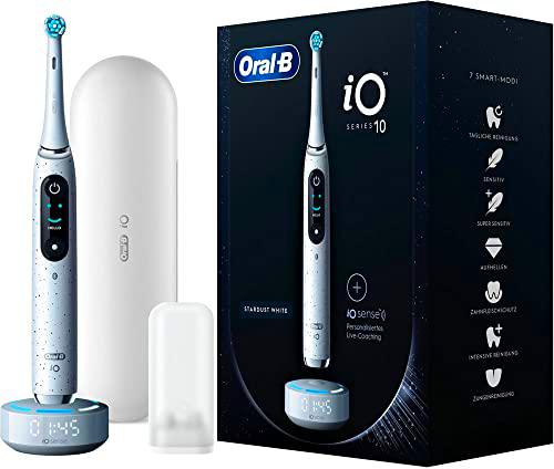 ORAL-B iO Series 10 Stardust White Electric toothbrush + iO Sense charger White