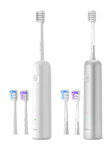 Laifen Wave Electric Toothbrus (ABS White) with Laifen Wave Electric Toothbrus (Aluminium)