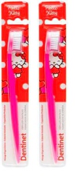 Dentinet - Cepillo de dientes de Hello Kitty con fibras dureza media