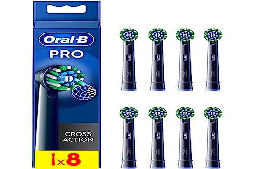 Oral-B Pro Cross Action Black - Cepillos para cepillo de dientes eléctrico