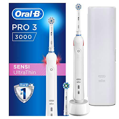 Oral-B Cepillo de dientes eléctrico Pro 3 con sensor de presión inteligente