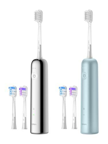 Laifen Wave Electric Toothbrus (Edelstahl) with Laifen Wave Electric Toothbrus (Alu Blau)