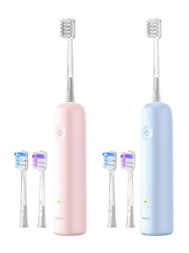 Laifen Wave Electric Toothbrus (ABS Rosa) with Laifen Wave Electric Toothbrus (ABS Blau)