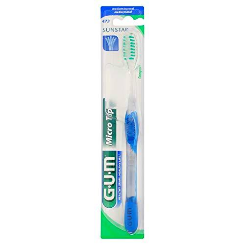 GUM Cepillo 473 MICROTIP COMPA, Naranja, Estándar