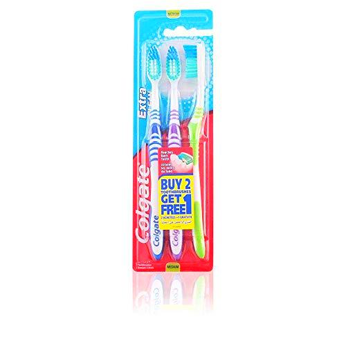 Colgate Extra Clean Cepillos de Dientes - pack de 2 +1