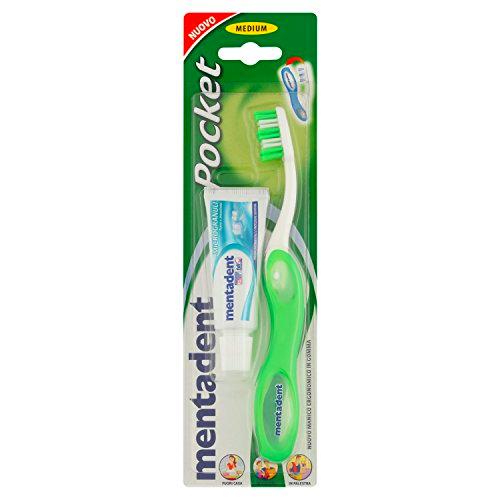 Mentadent cepillo de dientes Kit de bolsillo