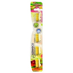 Yaweco Recambios Cepillo Dentáis Nature Medium 4Ud